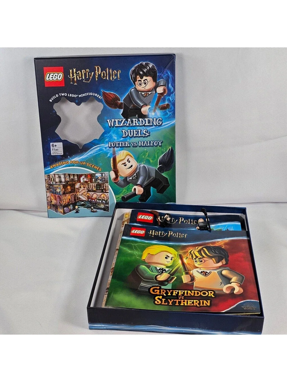LEGO Harry Potter Wizarding Duels Potter vs Malfoy Pop-Up Scenes 2 Books